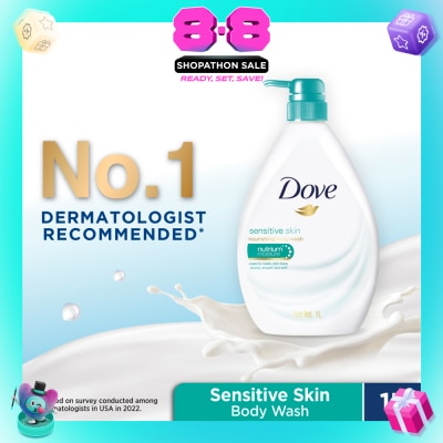 DOVE - Sensitive Skin Body Wash 1L