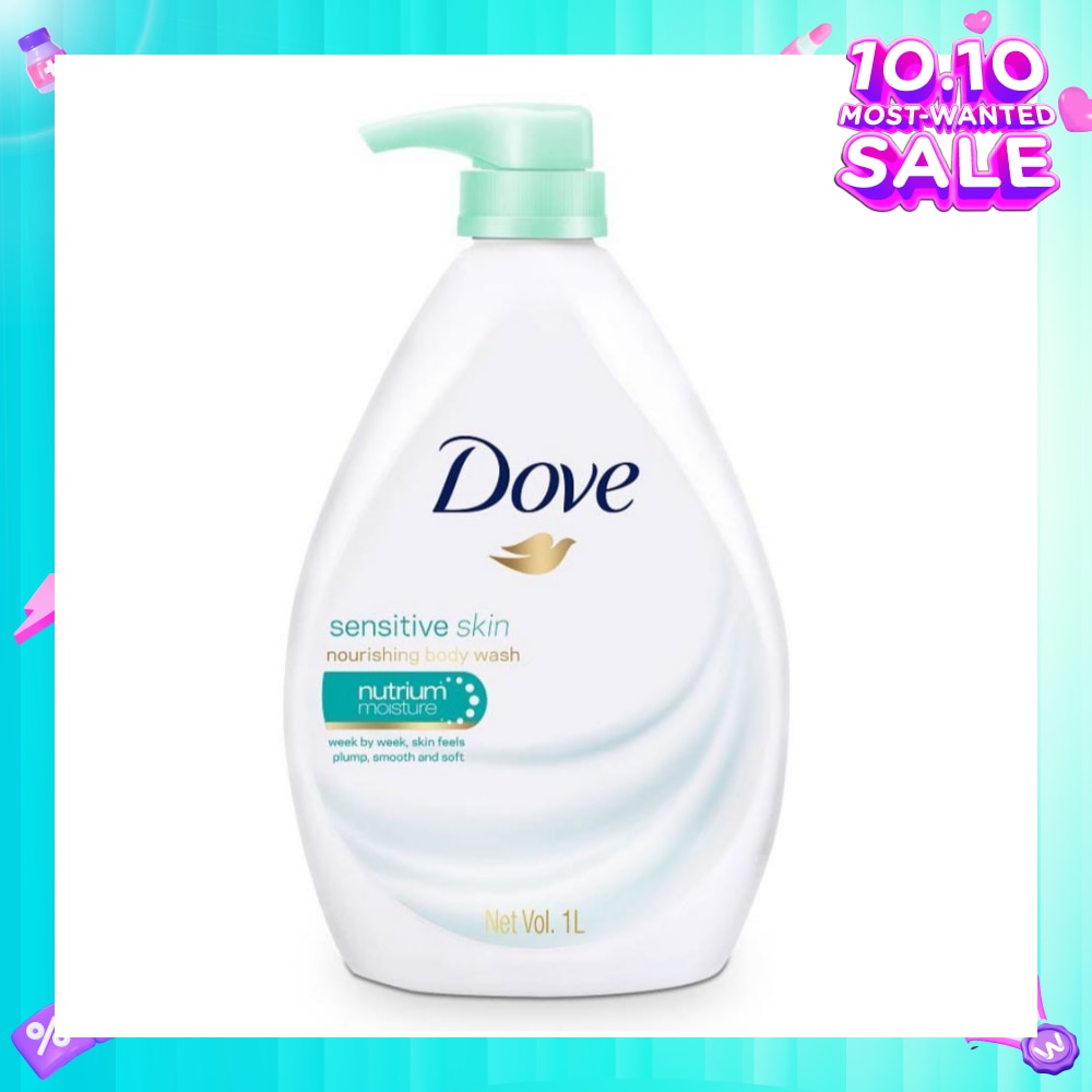Dove Sensitive Skin Body Wash 1L<BR>