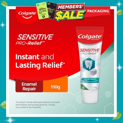 COLGATE Sensitive Pro Relief Enamel Repair Toothpaste 110g image
