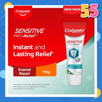 COLGATE Sensitive Pro Relief Enamel Repair Toothpaste 110g