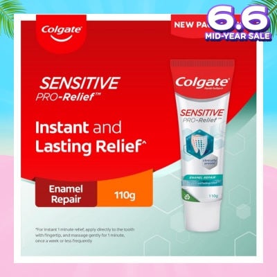 COLGATE Sensitive Pro Relief Enamel Repair Toothpaste 110g