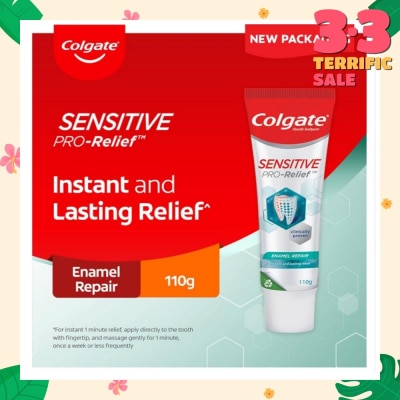 COLGATE Sensitive Pro Relief Enamel Repair Toothpaste 110g