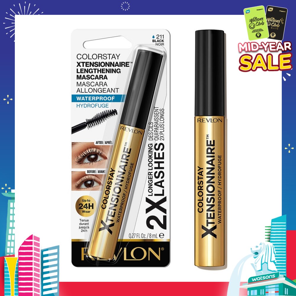 Colorstay Xtensionnaire Lengthening Waterproof Mascara 211 Black Noir 8ml