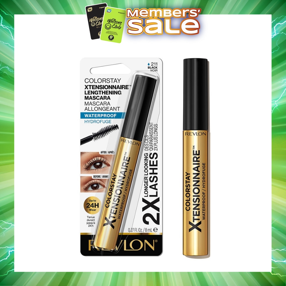 Colorstay Xtensionnaire Lengthening Waterproof Mascara 211 Black Noir 8ml (Expiry: Mar`2027)