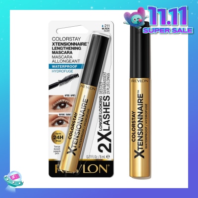 REVLON Colorstay Xtensionnaire Lengthening Waterproof Mascara 211 Black Noir 8ml