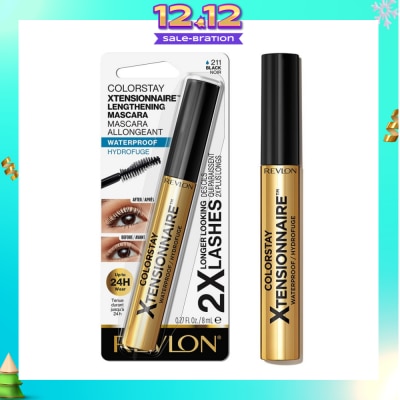 REVLON Colorstay Xtensionnaire Lengthening Waterproof Mascara 211 Black Noir 8ml