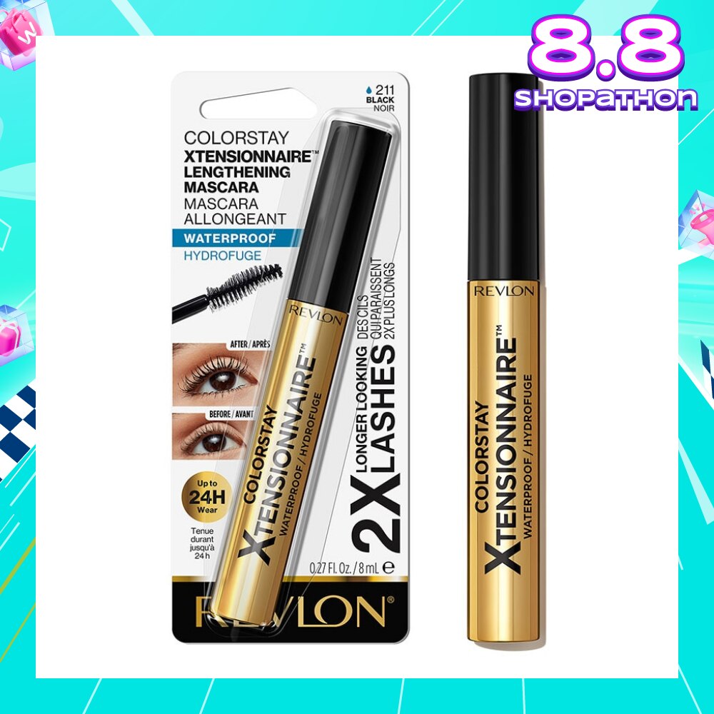 Colorstay Xtensionnaire Lengthening Waterproof Mascara 211 Black Noir 8ml