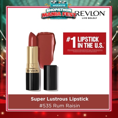 REVLON - Super Lustrous Lipstick #535 Rum Raisin 1s