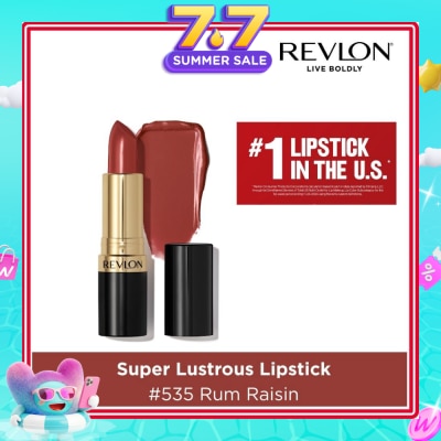 REVLON - Super Lustrous Lipstick #535 Rum Raisin 1s