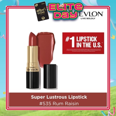 REVLON - Super Lustrous Lipstick #535 Rum Raisin 1s