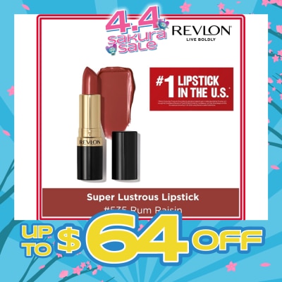 REVLON - Super Lustrous Lipstick #535 Rum Raisin 1s