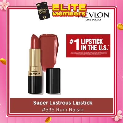 REVLON Super Lustrous Lipstick #535 Rum Raisin 1s