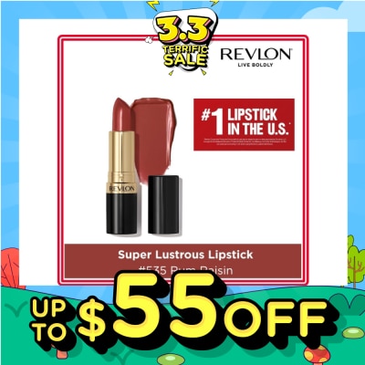 REVLON Super Lustrous Lipstick #535 Rum Raisin 1s