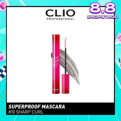 CLIO Kill Lash Superproof Mascara Black 10 Sharp Curl 7g