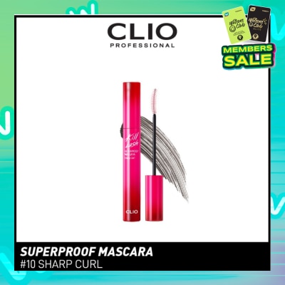 CLIO Kill Lash Superproof Mascara Black 10 Sharp Curl 7g