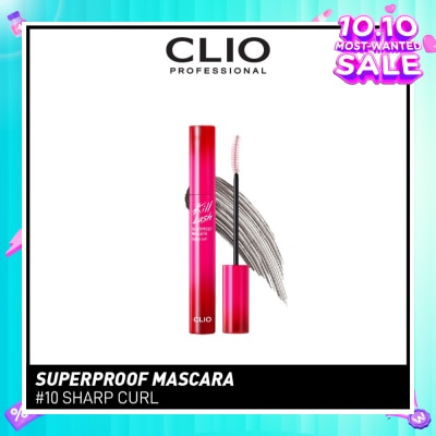 CLIO Kill Lash Superproof Mascara Black 10 Sharp Curl 7g