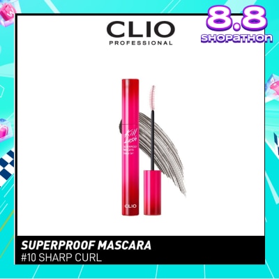 CLIO Kill Lash Superproof Mascara Black 10 Sharp Curl 7g
