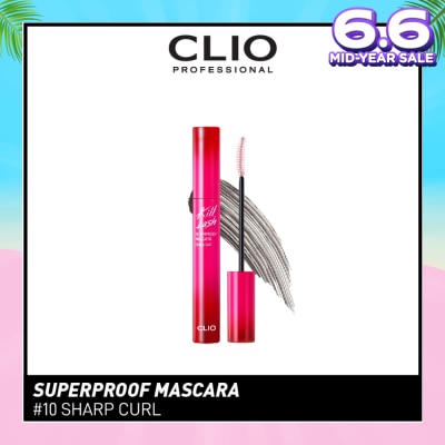 CLIO Kill Lash Superproof Mascara Black 10 Sharp Curl 7g