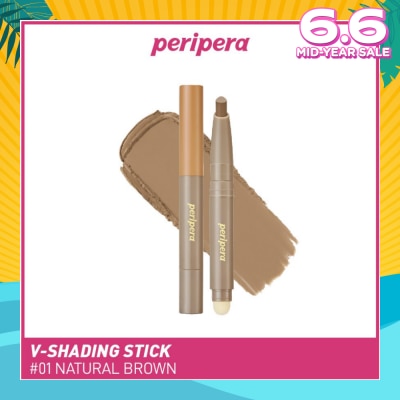 PERIPERA V Shading Blending Stick #01 Natural Brown 1s