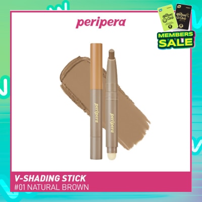 PERIPERA V Shading Blending Stick #01 Natural Brown 1s