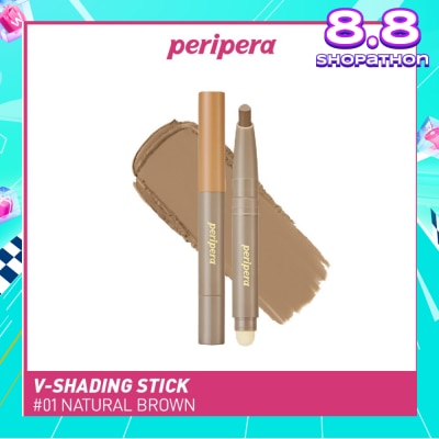 PERIPERA V Shading Blending Stick #01 Natural Brown 1s