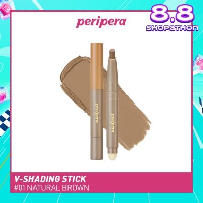 PERIPERA V Shading Blending Stick #01 Natural Brown 1s