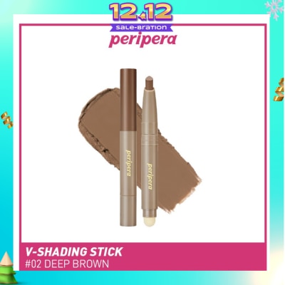 PERIPERA V Shading Blending Stick #002 Deep Brown 1s (Expiry: Feb`2026)