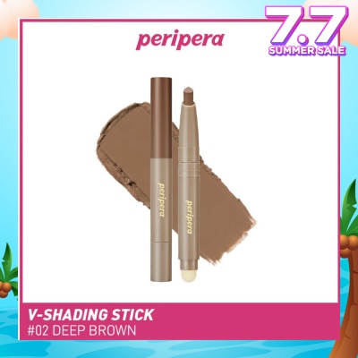 PERIPERA V Shading Blending Stick #002 Deep Brown 1s (Expiry: Feb`2026)