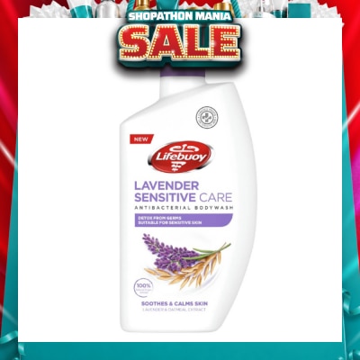 LIFEBUOY - Sensitive Care Bodywash Lavender + Oatmeal Extract (Suitable for Sensitive Skin + Detox From Germs) 900ml