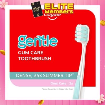 COLGATE Gentle Gum Care Toothbrush 3s