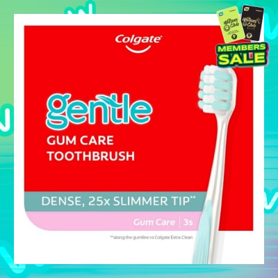 COLGATE Gentle Gum Care Toothbrush 3s