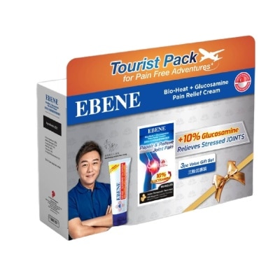 EBENE Bio-Heat + Glucosamine Pain Relief Cream Gift Set 50g x 3