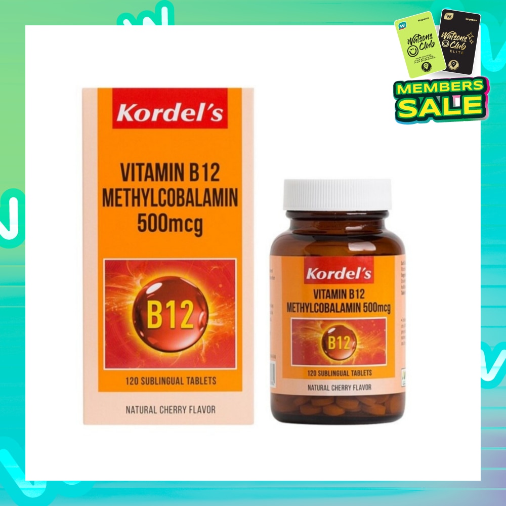 Vitamin B12 Methylcobalamin 500mcg 120s