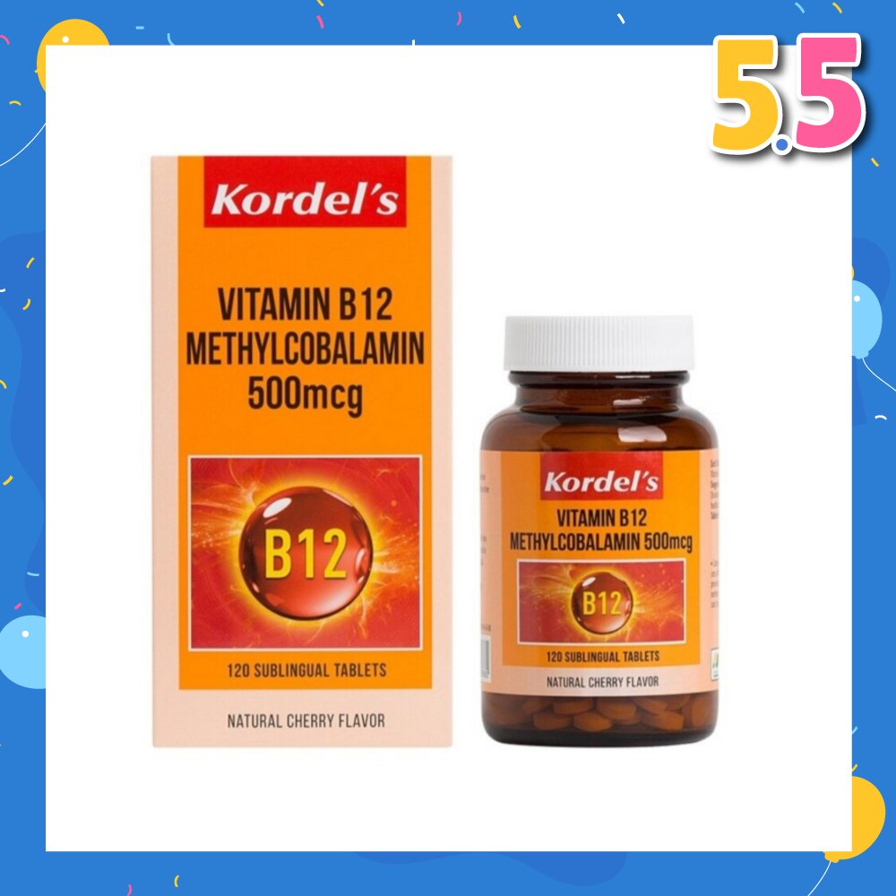Vitamin B12 Methylcobalamin 500mcg 120s
