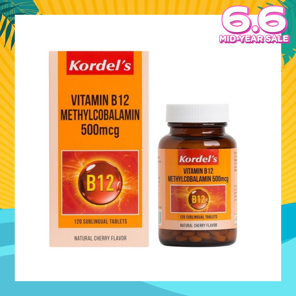 Vitamin B12 Methylcobalamin 500mcg 120s