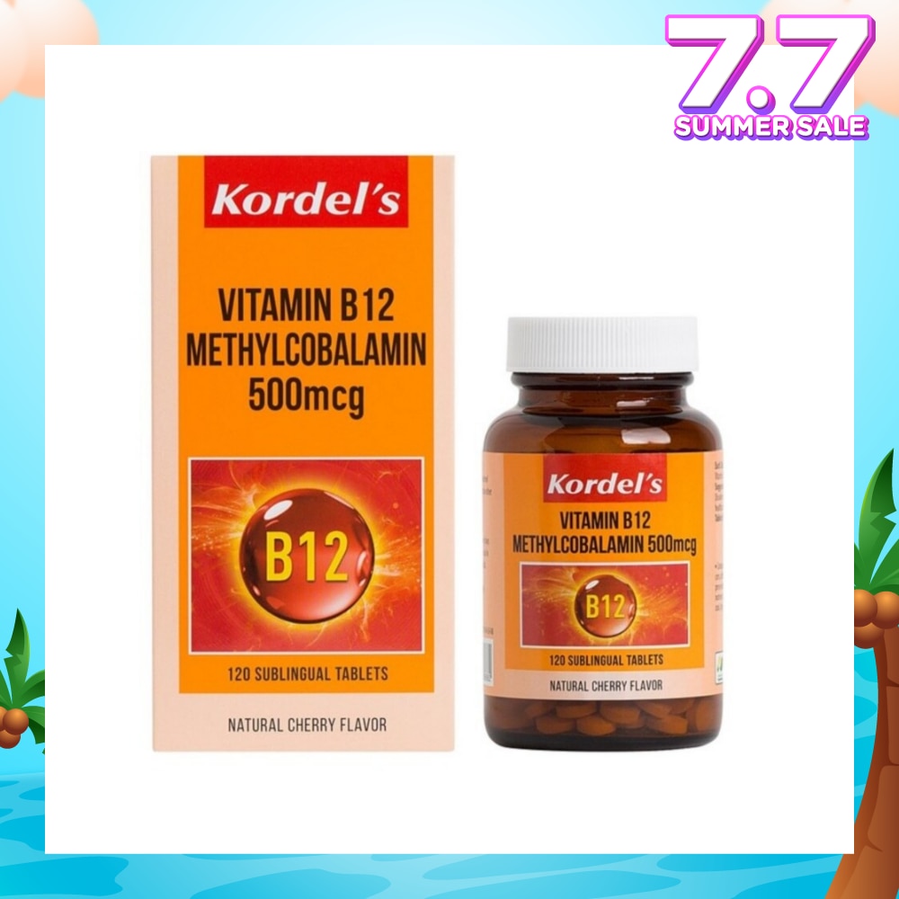 Vitamin B12 Methylcobalamin 500mcg 120s