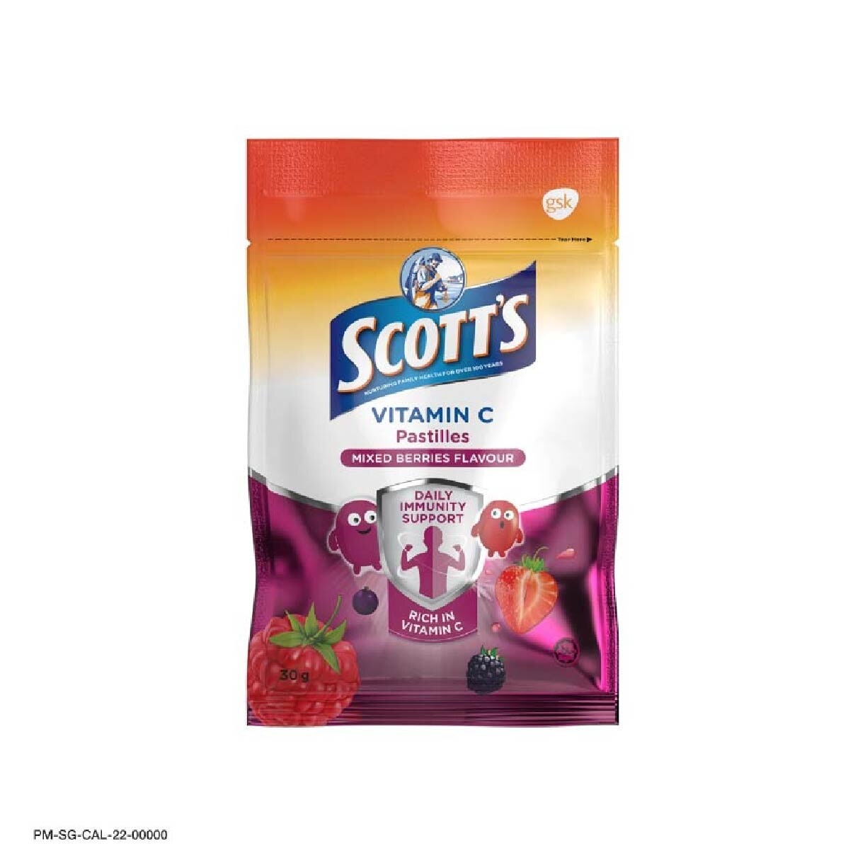 Vitamin C Mix Berry Flavour 15 Pastilles