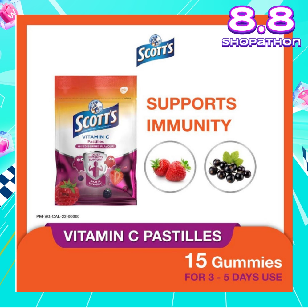 Vitamin C Mix Berry Flavour 15 Pastilles