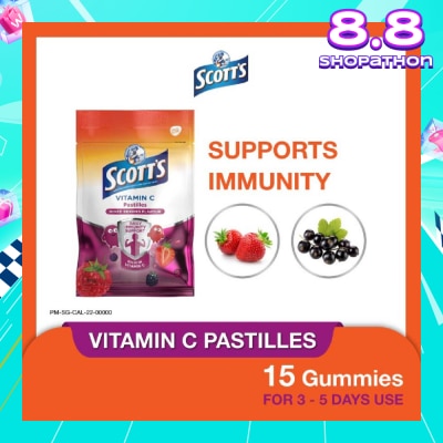 SCOTT'S Vitamin C Mix Berry Flavour 15 Pastilles
