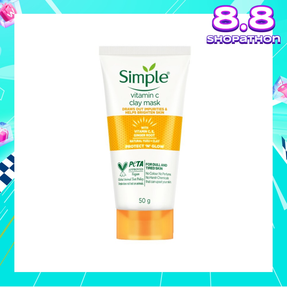 Vitamin C Clay Mask (For Dull & Tired Skin) 50g (Expiry: Feb`2026)