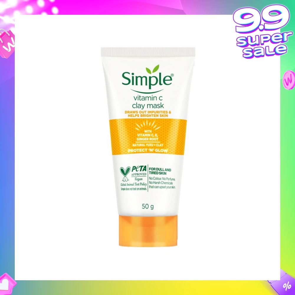Vitamin C Clay Mask (For Dull & Tired Skin) 50g (Expiry: Feb`2026)