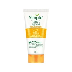 SIMPLE Vitamin C Clay Mask (For Dull & Tired Skin) 50g (Expiry