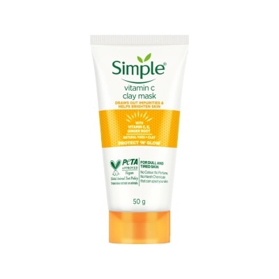 SIMPLE Vitamin C Clay Mask (For Dull & Tired Skin) 50g