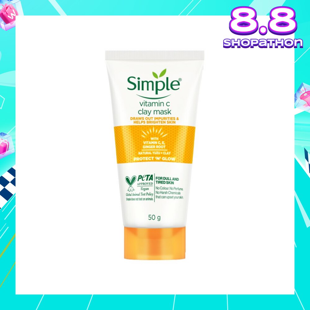 Vitamin C Clay Mask (For Dull & Tired Skin) 50g (Expiry: Feb`2026)