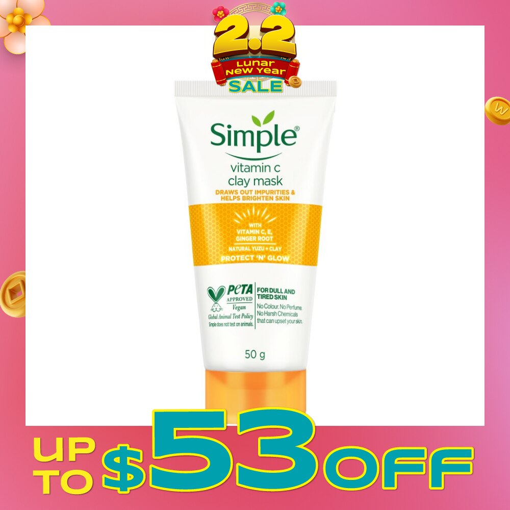 Vitamin C Clay Mask (For Dull & Tired Skin) 50g