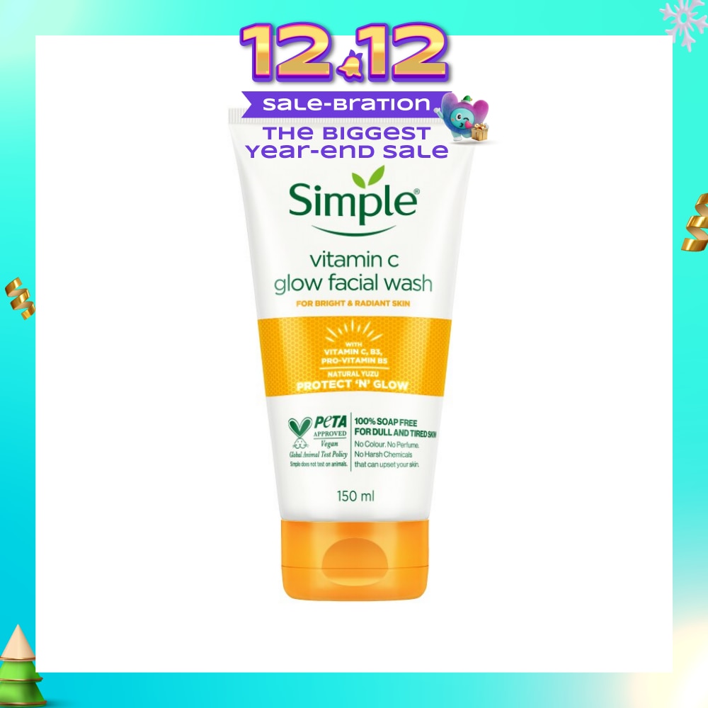 Vitamin C Glow Facial Wash 150ml (Expiry: May`2026)