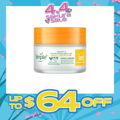 SIMPLE - Vitamin C Moisturising Glow Gel (For Dull & Tired Skin) 40g