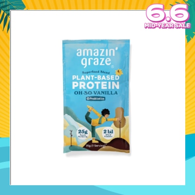 AMAZIN' GRAZE Amazin' Graze Oh-So-Vanilla On-The-Go Sachets 35g (Expiry: Feb`2026)