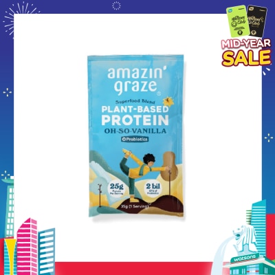 AMAZIN' GRAZE Amazin' Graze Oh-So-Vanilla On-The-Go Sachets 35g (Expiry: Feb`2026)