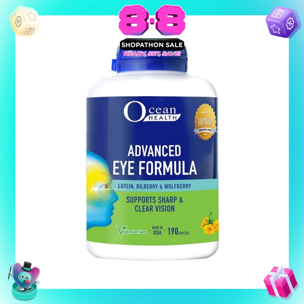 Advanced Eye Formula Caplet (Vegetarian & Suitable For Diabetics) 190s